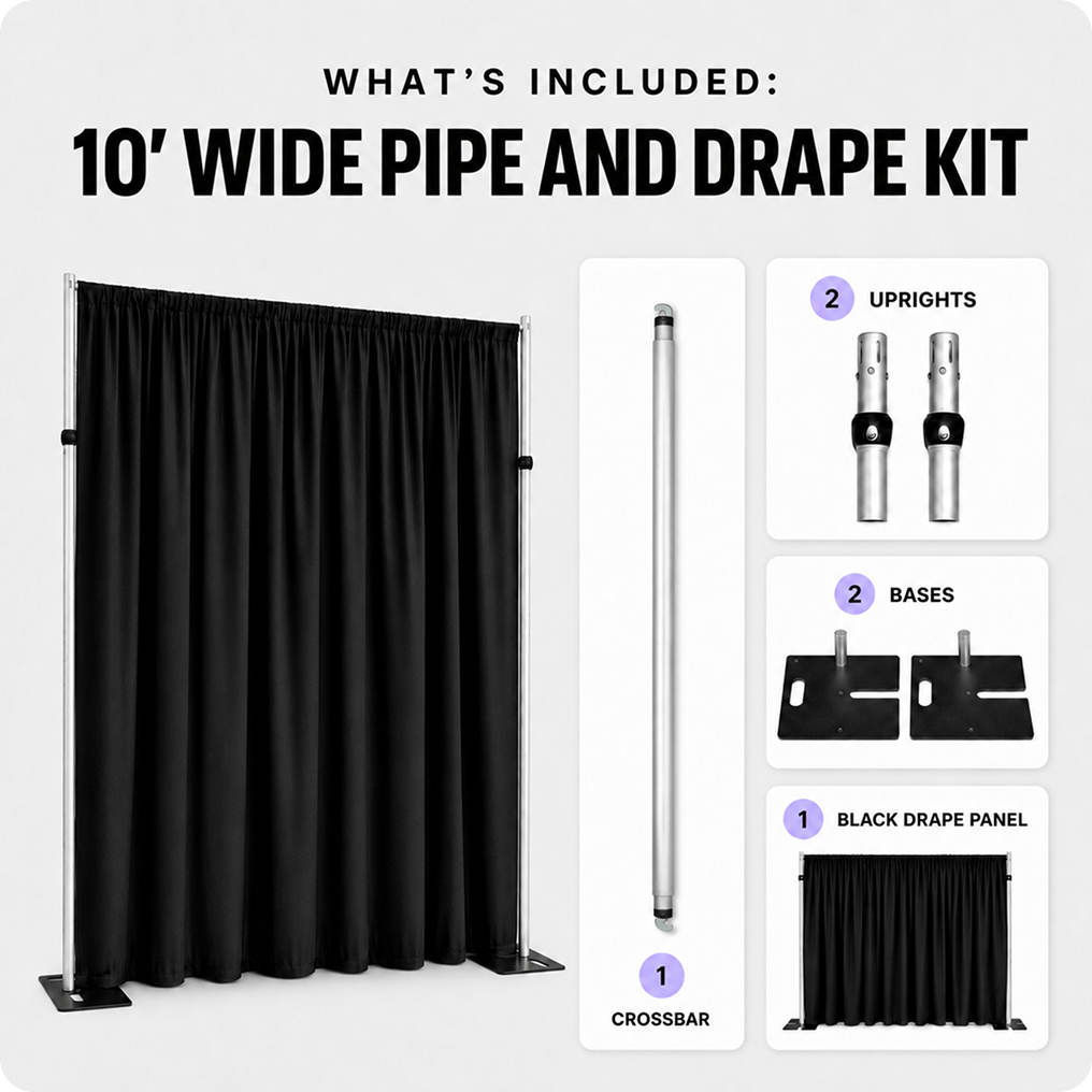 BUILD YOUR  PIPE & DRAPE KIT