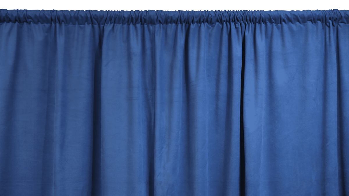 PIPE AND DRAPE USA 8&#39; / POLYESTER / BLUE 10’ PIPE AND DRAPE KIT