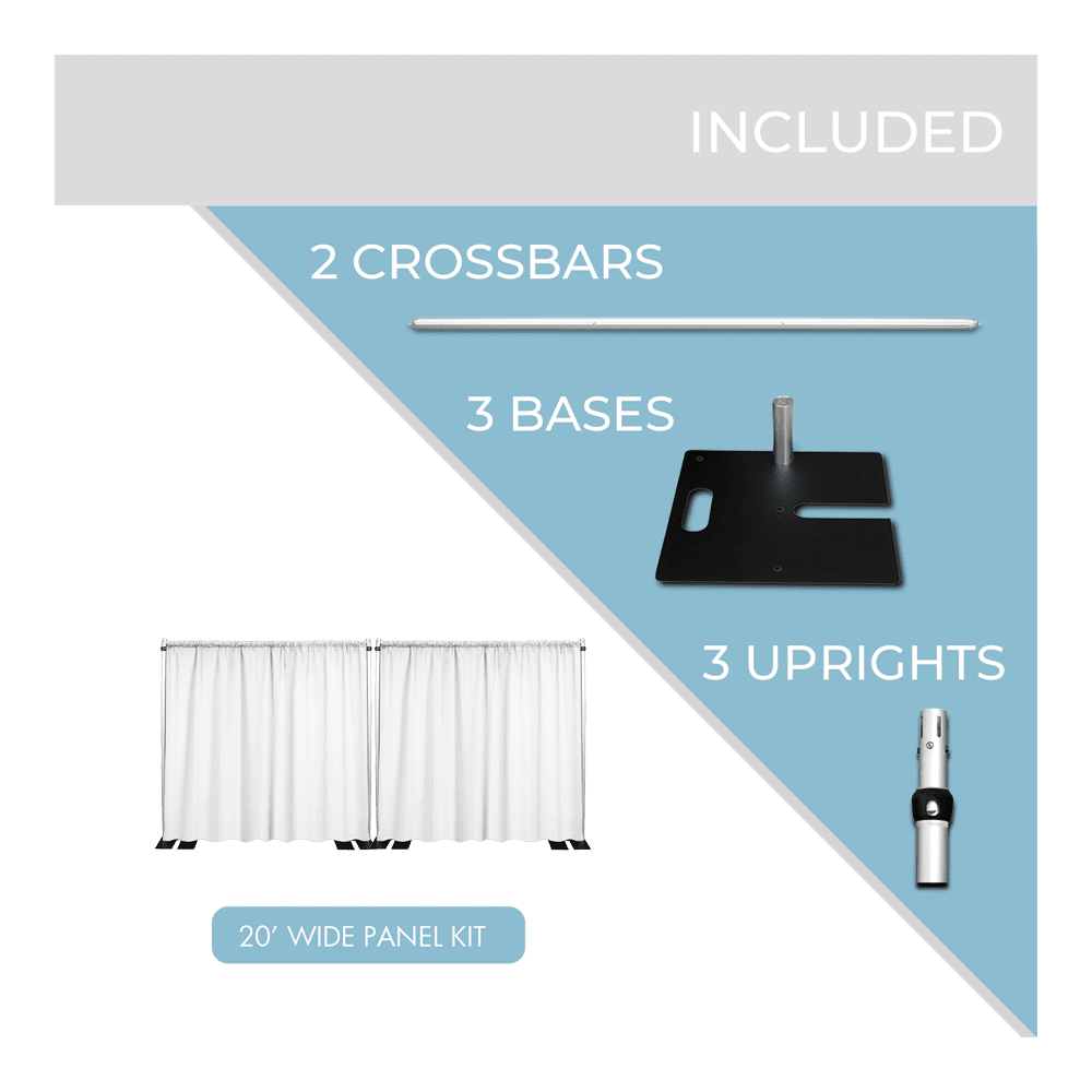 20’ PIPE AND DRAPE KIT